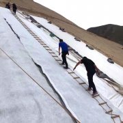 黑色HDPE土工膜广泛应用于沼气池垃圾填埋场中